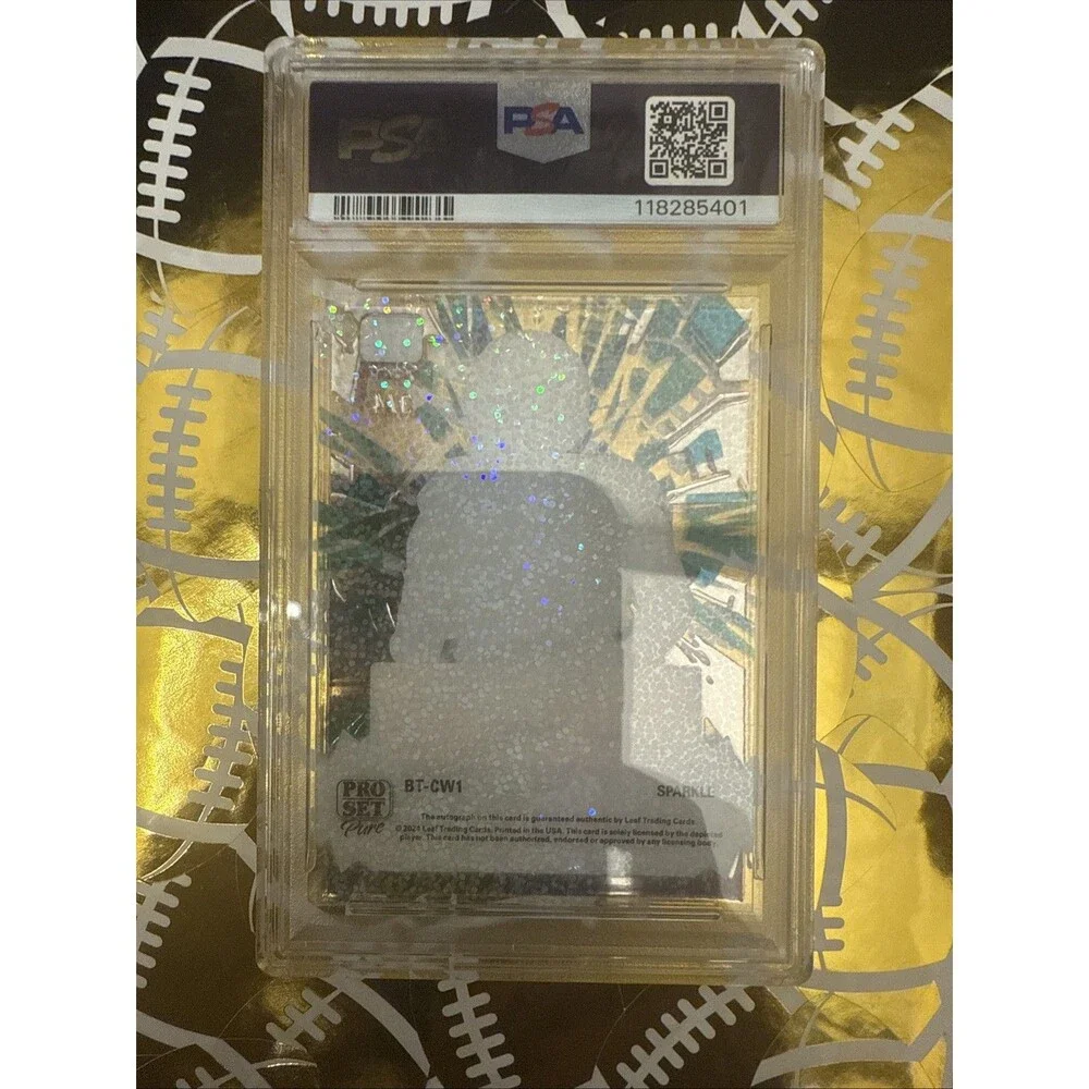 2024 Leaf Pro Set Pure CAMERON WARD B/T Sprkl- Red Spectrum Autograph 3/4 🔥🔥